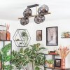 Koyoto Plafoniera, Lampada a sfera Oro, Nero, 8-Luci