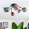 Chehalis Plafoniera, Lampada a sfera Blu, Verde, Chiaro, Ramato, 6-Luci