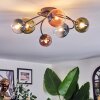Chehalis Plafoniera, Lampada a sfera Blu, Verde, Chiaro, Ramato, 6-Luci