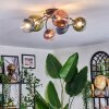 Chehalis Plafoniera, Lampada a sfera Blu, Verde, Chiaro, Ramato, 6-Luci