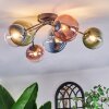 Chehalis Plafoniera, Lampada a sfera Blu, Verde, Chiaro, Ramato, 6-Luci