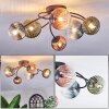 Chehalis Plafoniera, Lampada a sfera Blu, Verde, Chiaro, Ramato, 6-Luci