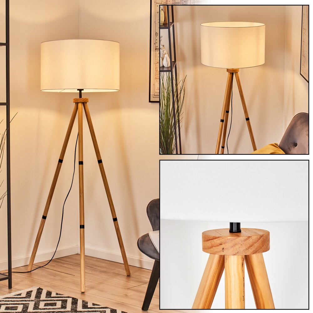 Flemming Lampada da terra Écru, Nero, 1-Luce main product photo