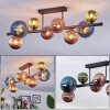 Chehalis Plafoniera, Lampada a sfera Blu, Verde, Ramato, 8-Luci