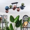 Chehalis Plafoniera, Lampada a sfera Blu, Verde, Ramato, 8-Luci