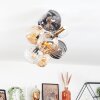 Koyoto Plafoniera, Lampada a sfera Oro, Nero, 8-Luci