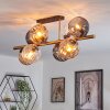 Koyoto Plafoniera, Lampada a sfera Oro, Nero, 8-Luci