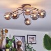 Chehalis Plafoniera, Lampada a sfera 64 cm Grigio fumo, 6-Luci