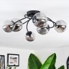 Chehalis Plafoniera, Lampada a sfera 64 cm Grigio fumo, 6-Luci