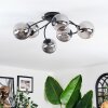 Chehalis Plafoniera, Lampada a sfera 58 cm Grigio fumo, 6-Luci