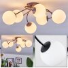 Chehalis Plafoniera, Lampada a sfera Bianco, 6-Luci