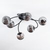 Chehalis Plafoniera, Lampada a sfera Grigio fumo, 6-Luci