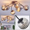 Chehalis Plafoniera, Lampada a sfera Grigio fumo, 6-Luci
