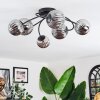 Chehalis Plafoniera, Lampada a sfera Grigio fumo, 6-Luci