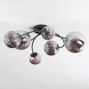 Chehalis Plafoniera, Lampada a sfera Grigio fumo, 6-Luci