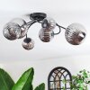Chehalis Plafoniera, Lampada a sfera Grigio fumo, 6-Luci