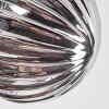Chehalis Plafoniera, Lampada a sfera Ambrato, Grigio fumo, 6-Luci