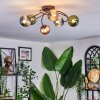 Chehalis Plafoniera, Lampada a sfera 56 cm Blu, Verde, Ramato, 6-Luci