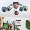 Chehalis Plafoniera, Lampada a sfera 56 cm Blu, Verde, Ramato, 6-Luci