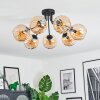 Koyoto Plafoniera, Lampada a sfera Ambrato, 7-Luci