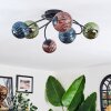 Chehalis Plafoniera, Lampada a sfera Blu, Verde, Ramato, 6-Luci