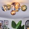 Chehalis Plafoniera, Lampada a sfera 56 cm Blu, Verde, Ramato, 6-Luci