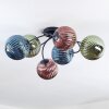 Chehalis Plafoniera, Lampada a sfera 56 cm Blu, Verde, Ramato, 6-Luci