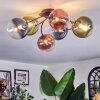 Chehalis Plafoniera, Lampada a sfera 56 cm Blu, Verde, Chiaro, Ramato, 6-Luci