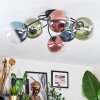 Chehalis Plafoniera, Lampada a sfera 56 cm Blu, Verde, Chiaro, Ramato, 6-Luci
