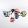 Chehalis Plafoniera, Lampada a sfera 56 cm Blu, Verde, Chiaro, Ramato, 6-Luci