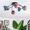 Chehalis Plafoniera, Lampada a sfera 56 cm Blu, Verde, Chiaro, Ramato, 6-Luci