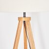 Flemming Lampada da terra Legno scuro, Nero, 1-Luce