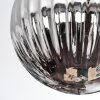 Chehalis Plafoniera, Lampada a sfera Ambrato, Chiaro, Grigio fumo, 8-Luci