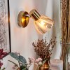 Saire Applique, Faretto da parete Cromo, Ottone, 1-Luce