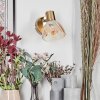 Saire Applique, Faretto da parete Cromo, Ottone, 1-Luce