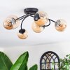Chehalis Plafoniera, Lampada a sfera 56 cm Ambrato, 6-Luci