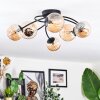 Chehalis Plafoniera, Lampada a sfera 56 cm Ambrato, 6-Luci