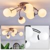 Chehalis Plafoniera, Lampada a sfera Bianco, 6-Luci
