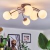 Chehalis Plafoniera, Lampada a sfera Bianco, 6-Luci