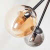 Chehalis Plafoniera, Lampada a sfera 55 cm Ambrato, Grigio fumo, 6-Luci