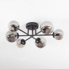 Chehalis Plafoniera, Lampada a sfera 18 cm Grigio fumo, 6-Luci