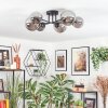 Chehalis Plafoniera, Lampada a sfera 20 cm Grigio fumo, 6-Luci