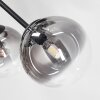 Chehalis Plafoniera, Lampada a sfera 18 cm Chiaro, Grigio fumo, 6-Luci