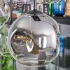 Koyoto Lampadario a sospensione, Lampada a sfera, Lampada a sospensione Ambrato, Chiaro, Grigio fumo, 6-Luci