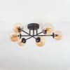 Chehalis Plafoniera, Lampada a sfera 55 cm Ambrato, 6-Luci