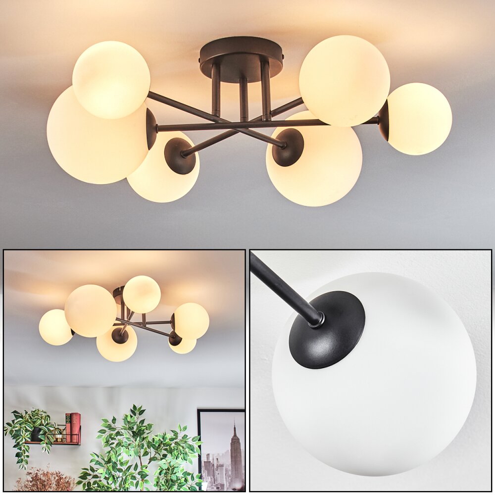 Chehalis Plafoniera, Lampada a sfera Bianco, 6-Luci main product photo