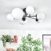 Chehalis Plafoniera, Lampada a sfera Bianco, 6-Luci