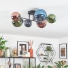 Chehalis Plafoniera, Lampada a sfera Blu, Verde, Ramato, 6-Luci