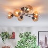 Chehalis Plafoniera, Lampada a sfera 55 cm Ambrato, Chiaro, 6-Luci