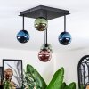 Chehalis Plafoniera, Lampada a sfera Blu, Verde, Ramato, 5-Luci